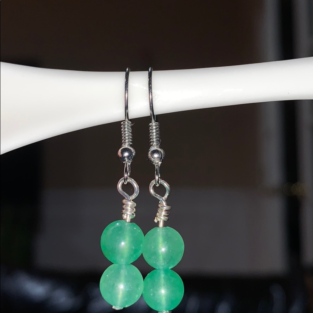🦚New HANDMADE stone earrings🦚